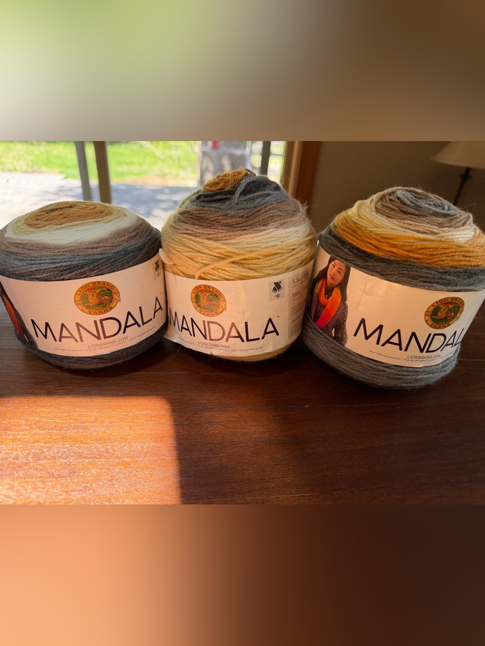 Lion Brand Mandala Yarn - Brownie